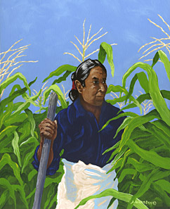 Jonathan Warm Day - Man In The Corn
